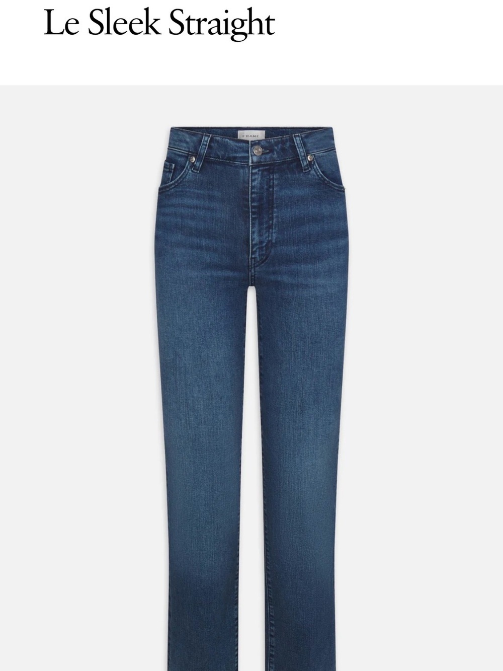 Frame Le Sleek Straight Women’s denim Jeans - Picture 2 of 6